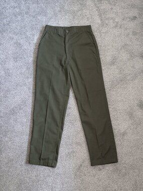Vintage OG-507 Military Utility Trousers Olive Green 32x31 Coastal Industries